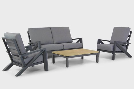 Santika Cinta/Riviera 120 cm stoel-bank loungeset 4-delig