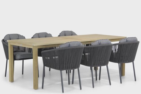 Santika Novita/Weston 210 cm dining tuinset 7-delig