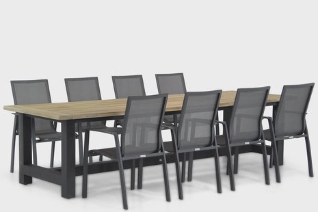 Lifestyle Ultimate/San Francisco 300 cm dining tuinset 9-delig
