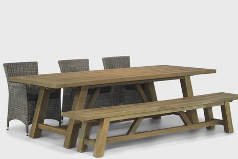 Garden Collections Dublin/Lazio 260 cm dining tuinset 5-delig