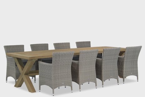 Garden Collections Dublin/Oregon 300 cm dining tuinset 9-delig