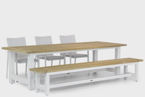 Lifestyle Brandon/Los Angeles 260 cm dining tuinset 5-delig