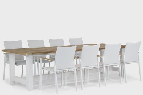 Lifestyle Brandon/Los Angeles 300 cm dining tuinset 9-delig