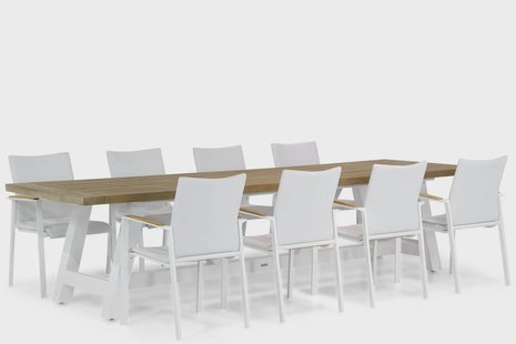 Lifestyle Brandon/Florence 330 cm dining tuinset 9-delig