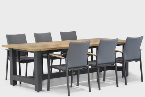 Lifestyle Brandon/San Francisco 260 cm dining tuinset 7-delig