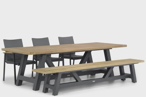 Lifestyle Brandon/Trente 260 cm dining tuinset 5-delig