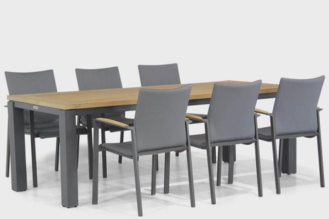 Lifestyle Brandon/Veneto 230 cm dining tuinset 7-delig
