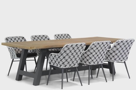 Lifestyle Crossway/Trente 260 cm dining tuinset 7-delig