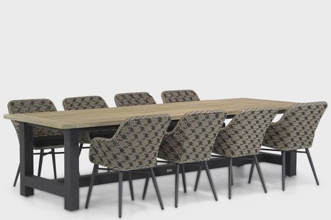 Lifestyle Crossway/San Francisco 300 cm dining tuinset 9-delig