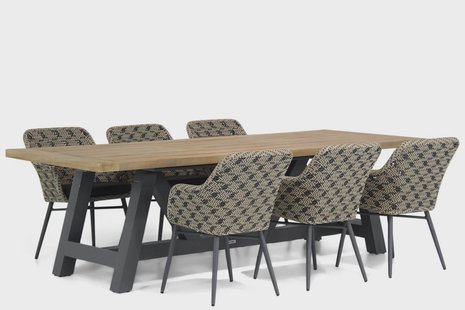Lifestyle Crossway/Trente 260 cm dining tuinset 7-delig