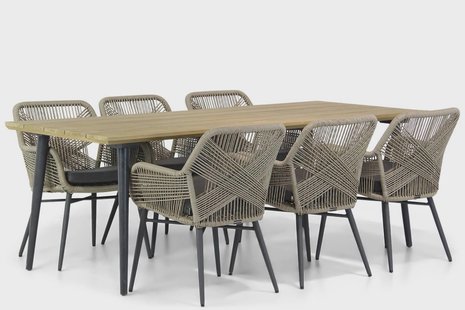 Lifestyle Advance/Montana 240 cm dining tuinset 7-delig