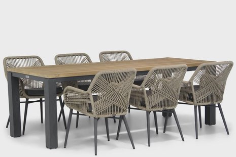 Lifestyle Advance/Veneto 230 cm dining tuinset 7-delig