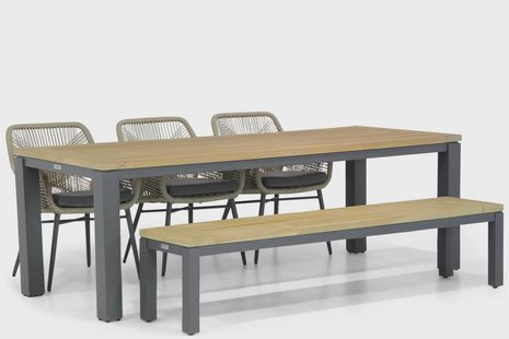 Lifestyle Advance/Veneto 230 cm dining tuinset 5-delig