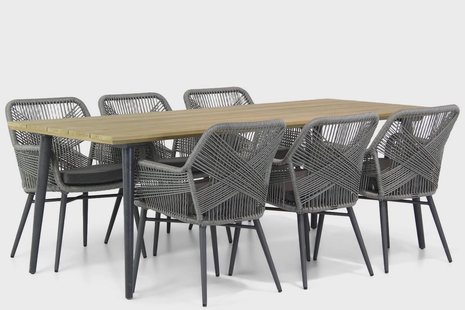 Lifestyle Advance/Montana 240 cm dining tuinset 7-delig
