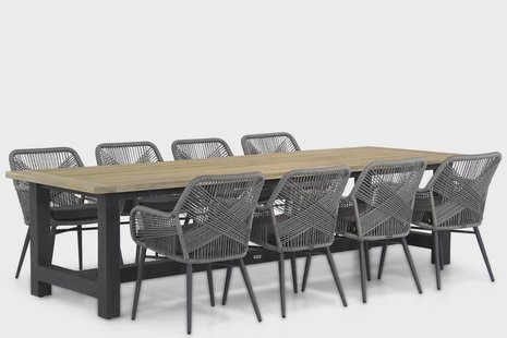 Lifestyle Advance/San Francisco 300 cm dining tuinset 9-delig