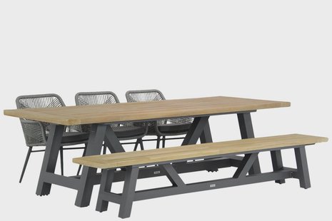 Lifestyle Advance/Trente 260 cm dining tuinset 5-delig