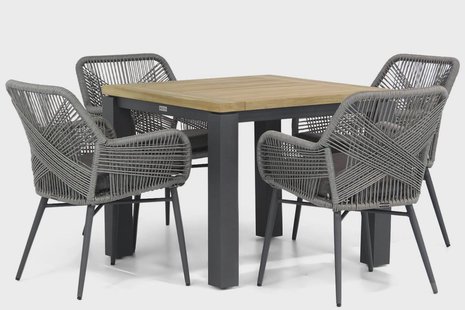 Lifestyle Advance/Veneto 90 cm dining tuinset 5-delig