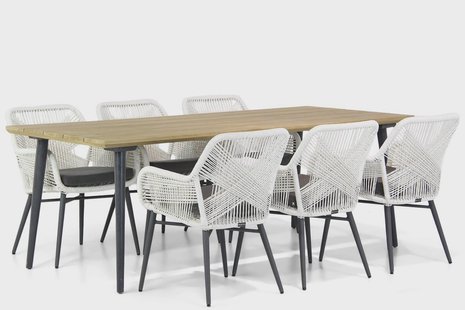 Lifestyle Advance/Montana 240 cm dining tuinset 7-delig