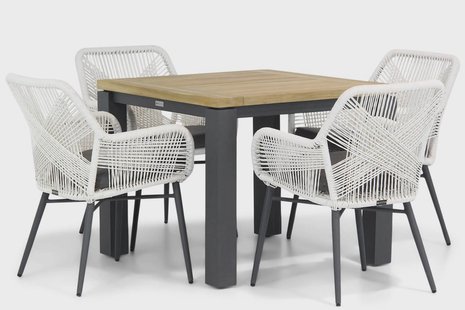 Lifestyle Advance/Veneto 90 cm dining tuinset 5-delig
