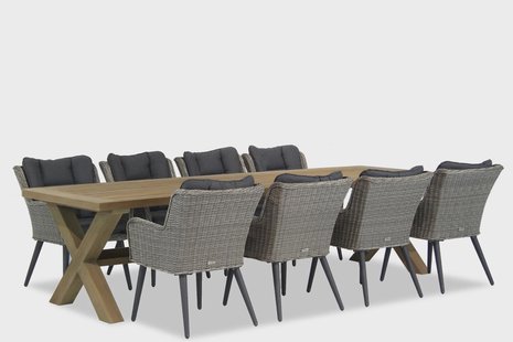 Garden Collections Boston/Oregon 300 cm dining tuinset 9-delig