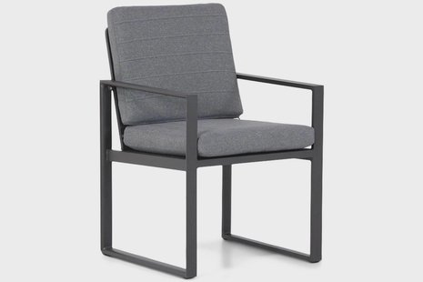 Santika Zaga dining tuinstoel antraciet