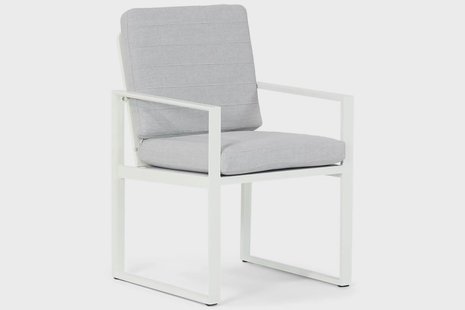 Santika Zaga dining tuinstoel wit