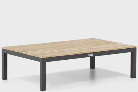 Lifestyle Palm Beach loungetafel 110x70 cm antraciet teak