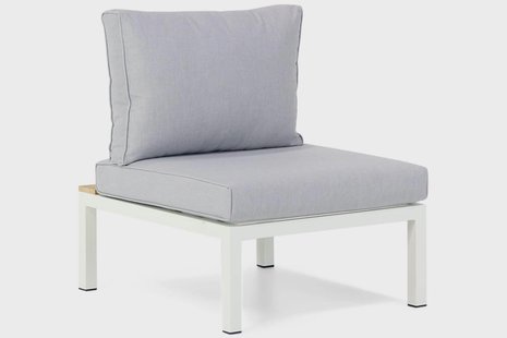 Lifestyle Vero Beach midden module white /teak