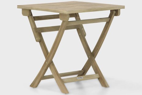 Garden Collections Derby inklapbare dining tuintafel 70 x 70 cm