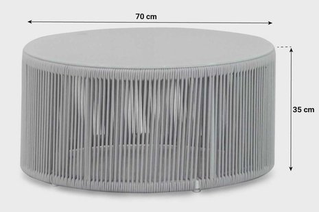 Santika Corniche lounge tafel 70 cm