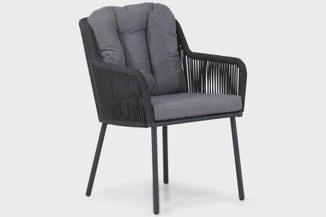 Santika Tendenza dining tuinstoel antraciet
