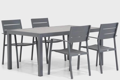 Lifestyle Stella/Residence 164 cm dining tuinset 5-delig