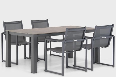 Lifestyle Delgada/Valley 180 cm dining tuinset 5-delig