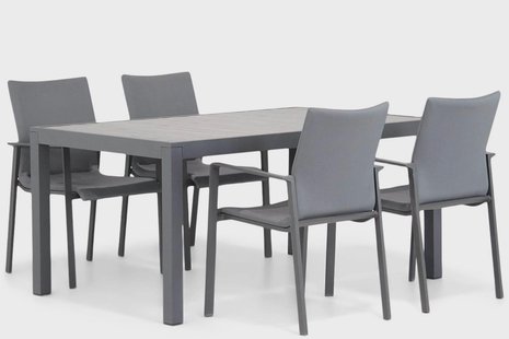 Lifestyle Rome/Residence 164 cm dining tuinset 5-delig