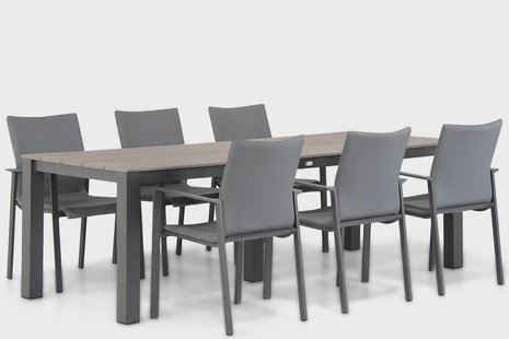 Lifestyle Rome/Valley 240 cm dining tuinset 7-delig