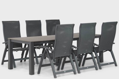 Presto Tarenta/Valley 240 cm dining tuinset 7-delig