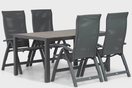 Presto Tarenta/Young 155 cm dining tuinset 5-delig