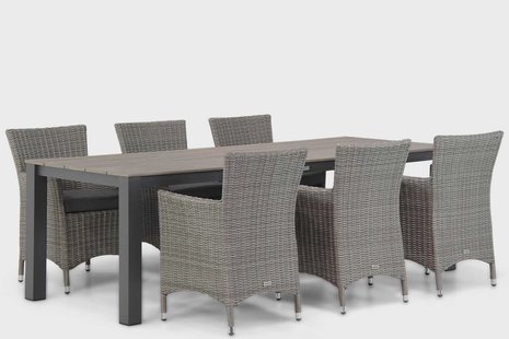 Garden Collections Dublin/Valley 240 cm dining tuinset 7-delig