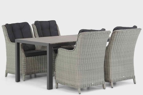 Garden Collections Buckingham/Young 155 cm dining tuinset 5-delig