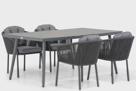 Santika Novita/Sophia 180 cm dining tuinset 5-delig