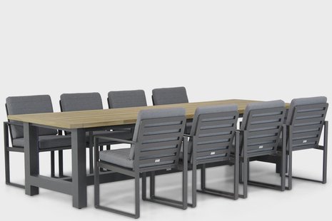 Santika Zaga/San Francisco 300 cm dining tuinset 9-delig