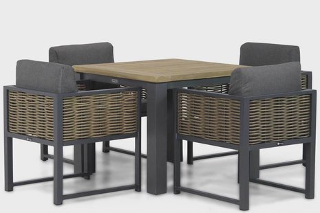 Santika Salviano/Veneto 90 cm dining tuinset 5-delig
