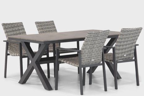 Lifestyle Upton/Forest 180 cm dining tuinset 5-delig