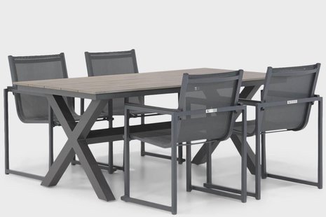 Lifestyle Delgada/Forest 180 cm dining tuinset 5-delig