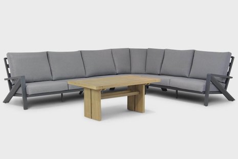 Santika Cinta/Brighton 140 cm dining loungeset 5-delig