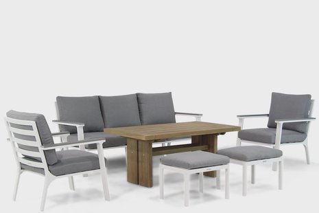 Lifestyle Palazzo/Brighton 140 cm stoel-bank loungeset 6-delig