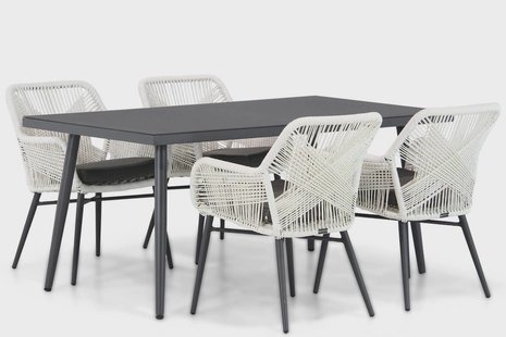Lifestyle Advance/Valencia 170 cm dining tuinset 5-delig
