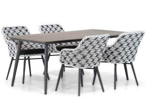 Lifestyle Crossway/Matale 180 cm dining tuinset 5-delig