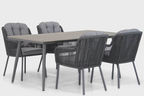 Santika Tendenza/Matale 180 cm dining tuinset 5-delig