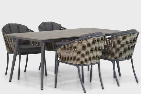 Santika Tika/Matale 180 cm dining tuinset 5-delig